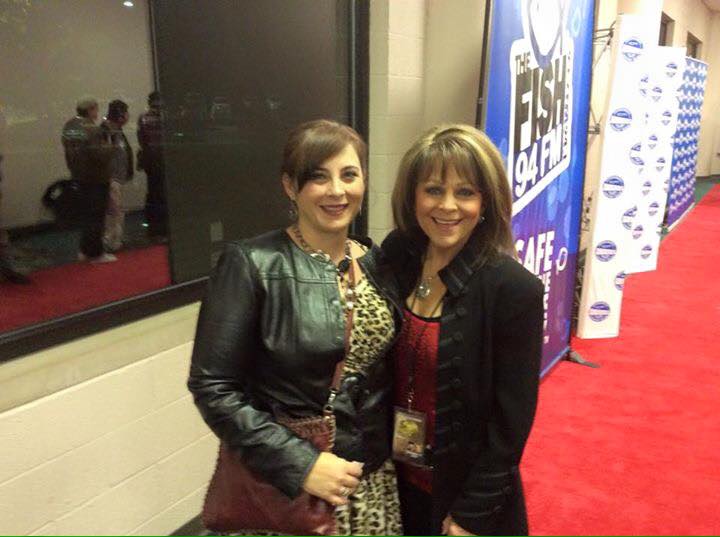 Susie and I at the ICM Awards on the Red Carpet 